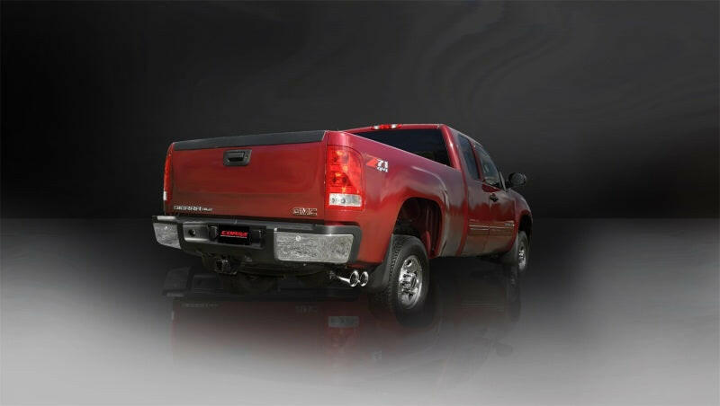 Corsa 2011-2013 Chevrolet Silverado Ext. Cab/Std. Bed 2500 6.0L V8 Polished Sport Cat-Back Exhaust Catback CORSA Performance