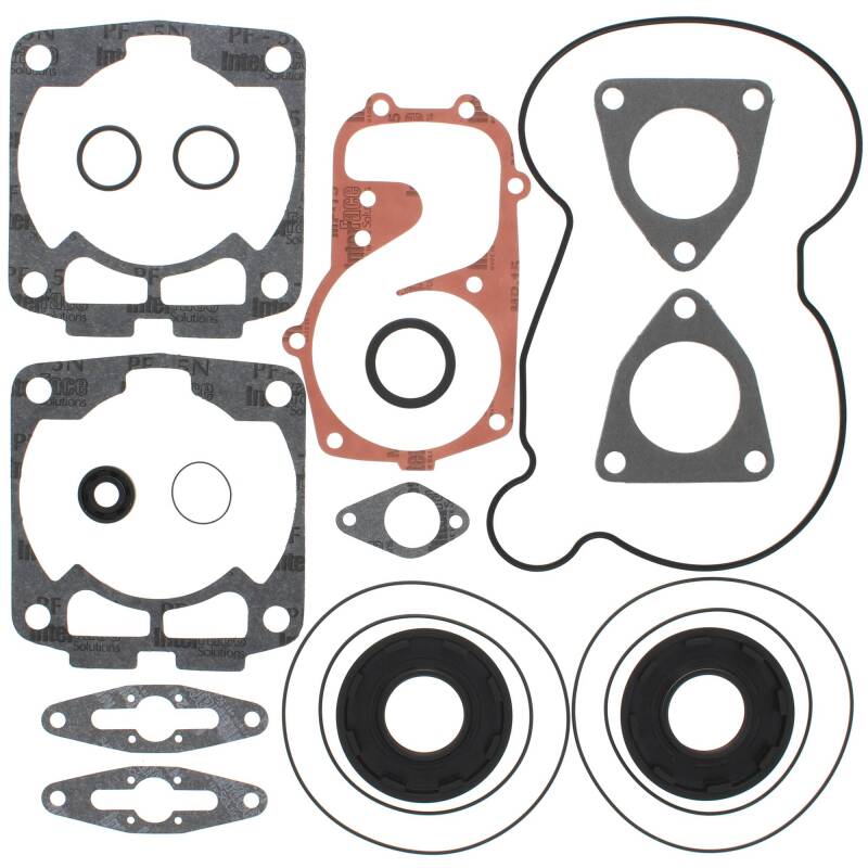 Vertex Gaskets 2007 Polaris 600 HO IQ F/O Complete Gasket Kit w/ Oil Seals Engine Hardware Vertex Pistons