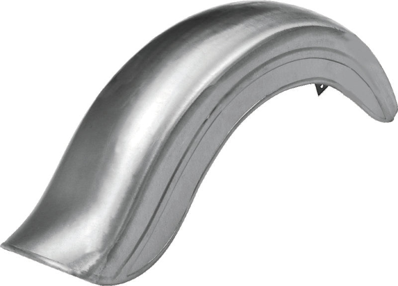 Bikers Choice Raw Fatbob Rear Fender Left Chain Cut Big Twin Custom Fenders Bikers Choice