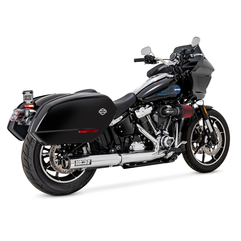 Vance & Hines 2025 Narrow Tire Softail Supersport Slip-On - Chrome Powersports Exhausts Vance and Hines