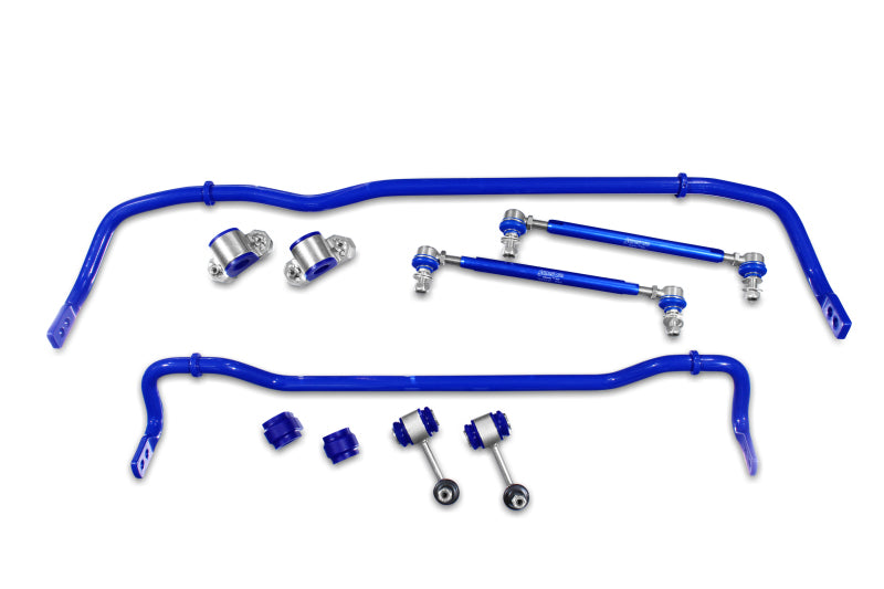 SuperPro 2015 Audi A3 TDI Prestige Front / Rear 24mm & 22mm Adjustable Sway Bar and End Link Kit Sway Bars Superpro