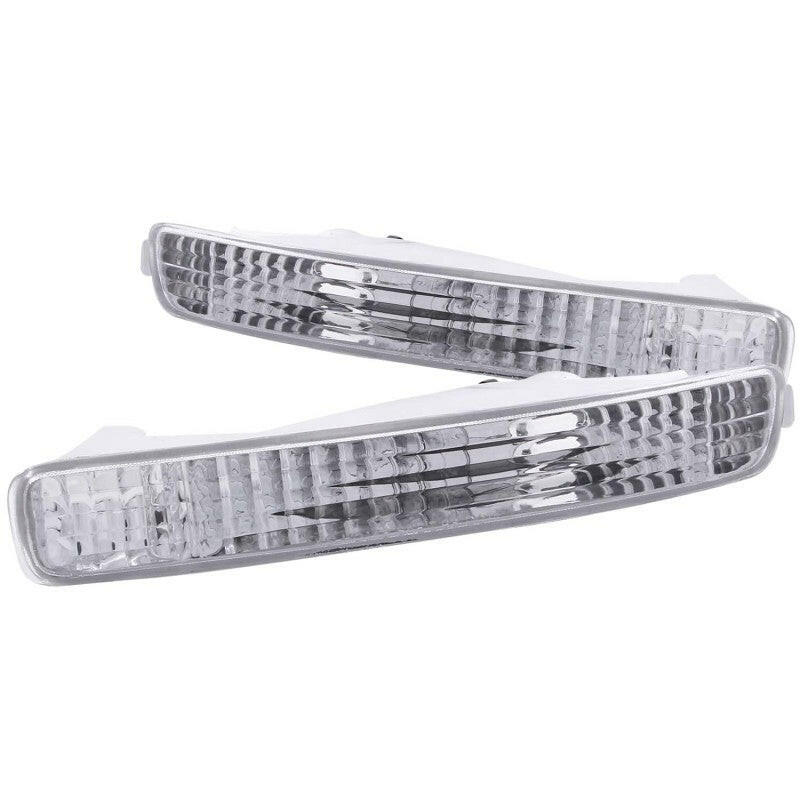 ANZO 1996-1997 Honda Accord Euro Parking Lights Chrome Lights Corner ANZO