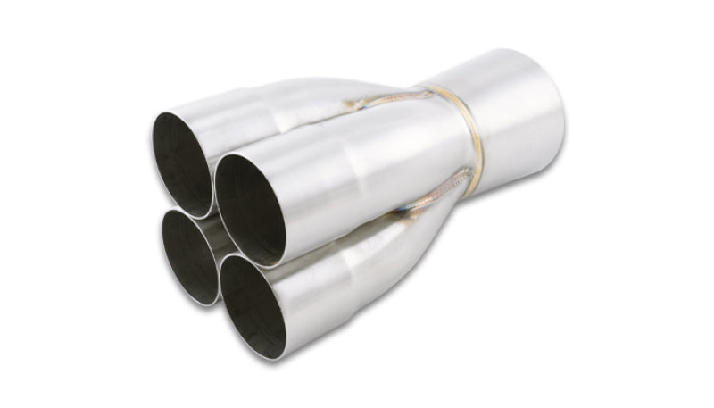 Vibrant 4-1 Merge Collector 2.50in Inlet I.D. Merge O.D. - 3.50in Outlet O.D. - 4.00in Merge Collectors Vibrant