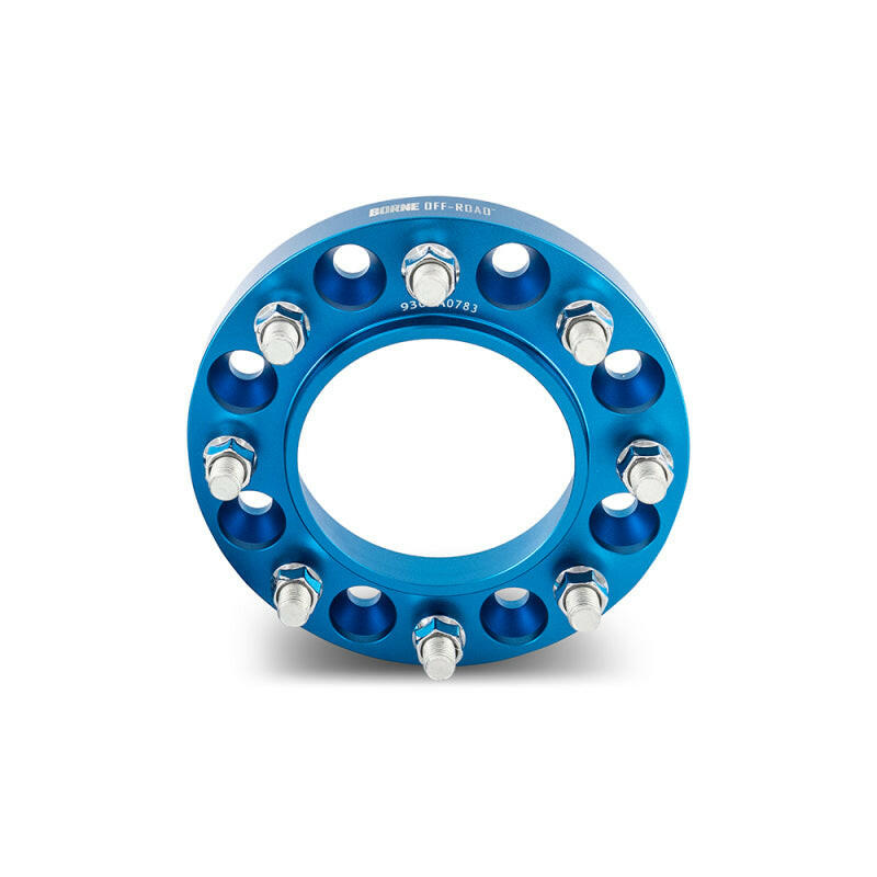 Borne Off-Road Wheel Spacers 8x165.1 116.7 32 M14 Blue Wheel Spacers & Adapters Borne Off-Road