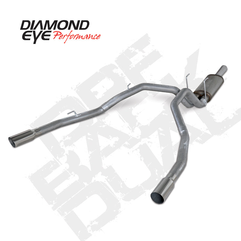 Diamond Eye KIT 3in DPF-BACK DUAL SS: DODGE 1500 2014 DIESEL DPF Back Diamond Eye Performance