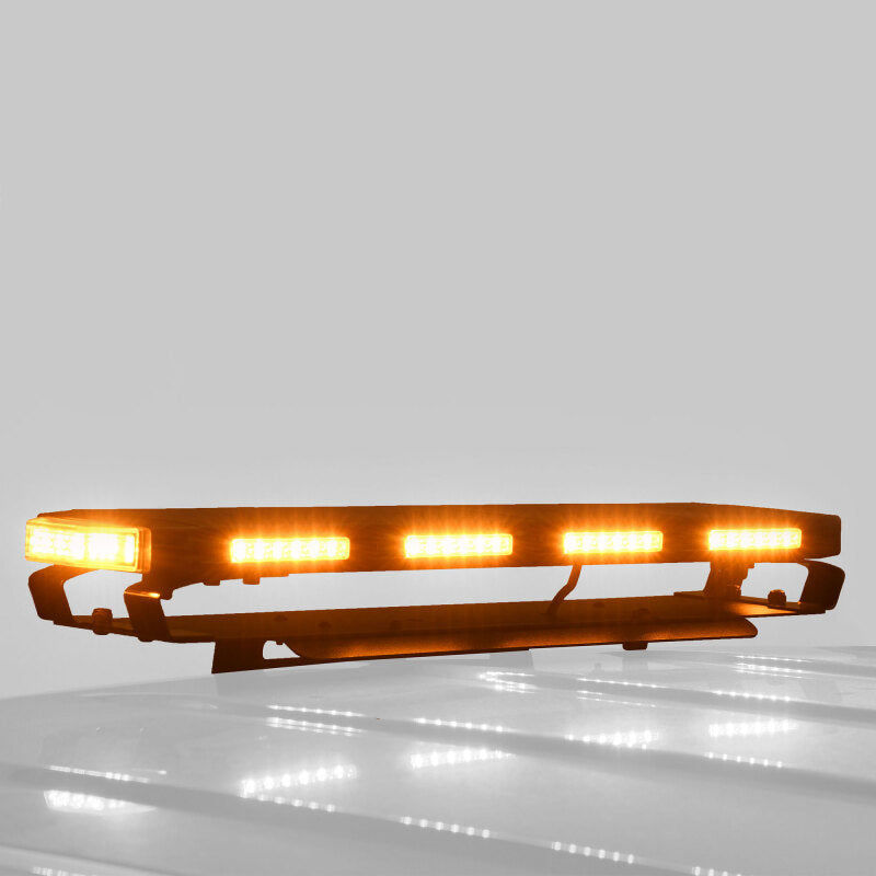 Putco 24In Universal 24In Tri Color Hornet Light (Amber/Blue/White) - LED Stealth Rooftop Strobe Bar Light Bars & Cubes Putco