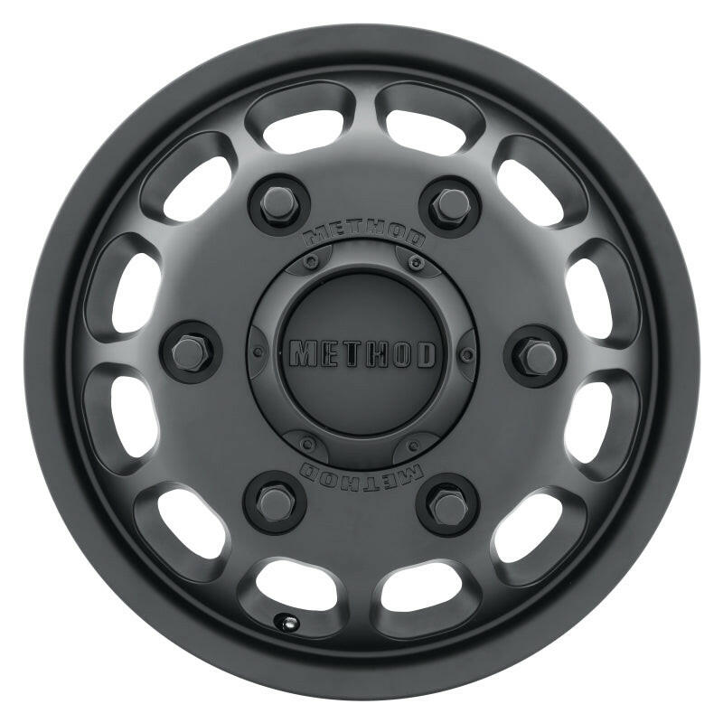 Method MR901 - FRONT 16x5.5 +117mm Offset 6x205 161.04mm CB Matte Black Wheel Wheels - Cast Method Wheels