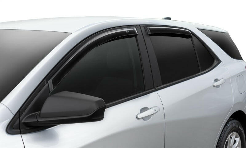 AVS 2018 Chevy Equinox Ventvisor Outside Mount Window Deflectors 4pc - Smoke Wind Deflectors AVS