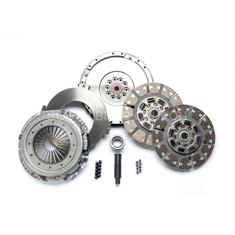 South Bend Clutch 04-07 Ford 6.0L ZF-6 Street Dual Organic Disc Clutch Kit Clutch Kits - Multi South Bend Clutch