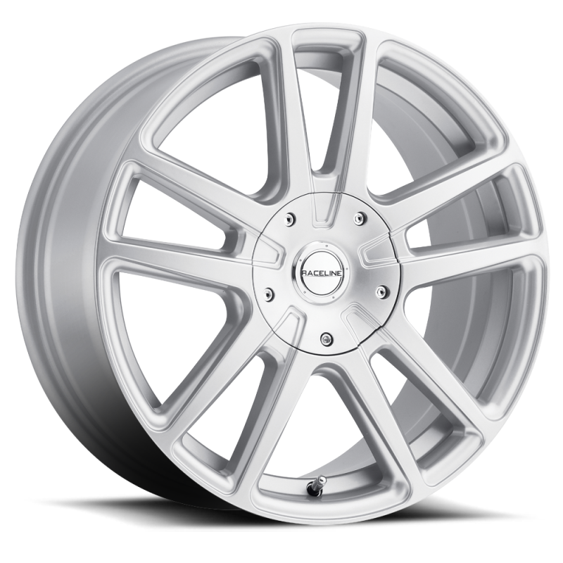 Raceline 145S Encore 16x7in / 4x100/4x108 BP / 40mm Offset / 72.62mm Bore - Gloss Silver Wheel Wheels - Cast Raceline