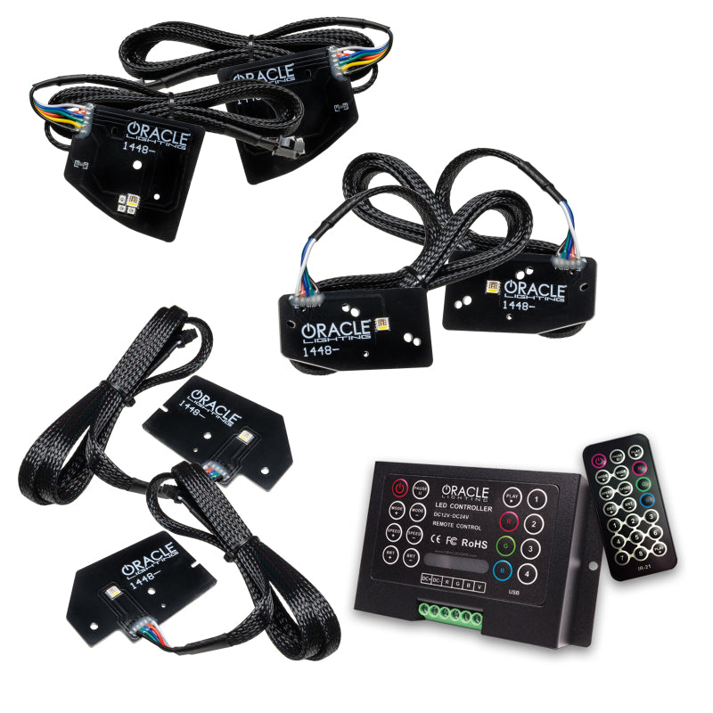 Oracle 19-21 RAM 1500 Projector LED Headlight DRL Kit - RGBW+A w/ 2.0 Controller Headlights ORACLE Lighting