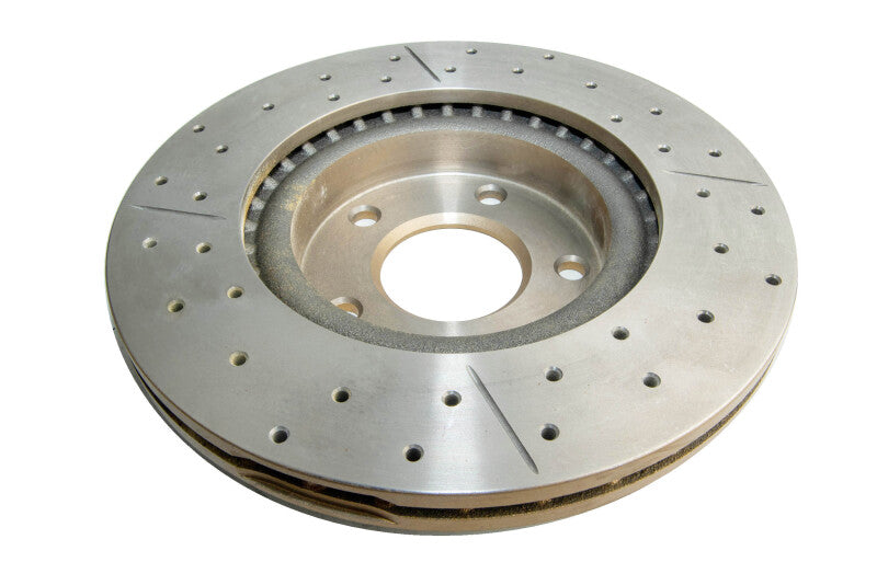 DBA 03-05 350Z / 03-04 G35 / 03-05 G35X Front Drilled & Slotted Street Series Rotor Brake Rotors - Slot & Drilled DBA