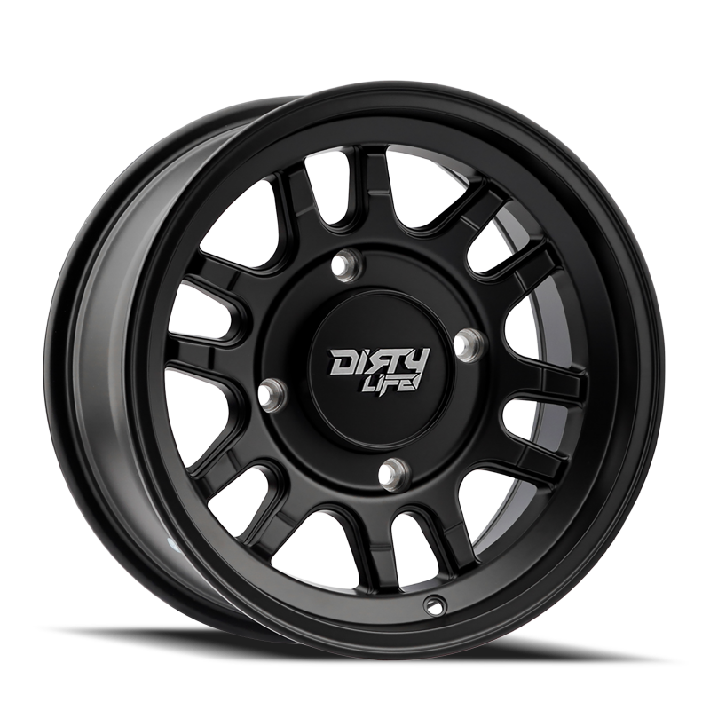 Dirty Life 9310s Canyon Sport SXS 14x7 / BLANK BP / 13mm Offset / 106.25mm Hub Matte Black Wheel Wheels - Cast Dirty Life
