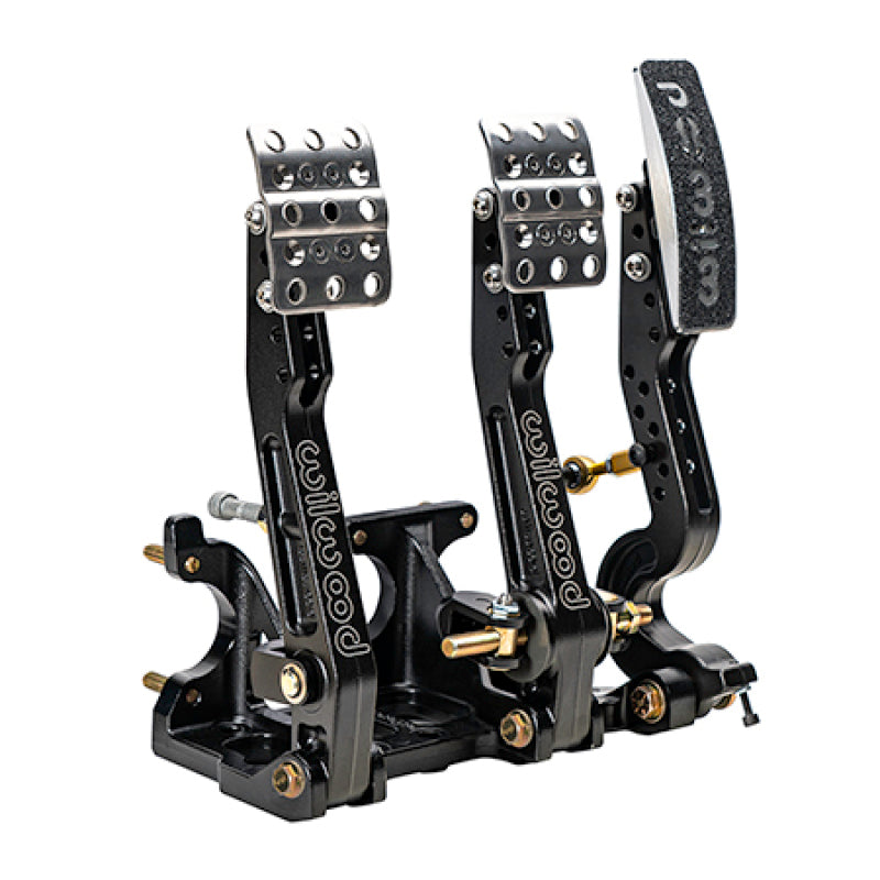 Wilwood Adjustable Balance Bar Brake, Clutch, Throttle w/ Linkage - Floor Mount - 4.75-5.75:1 Pedals Wilwood