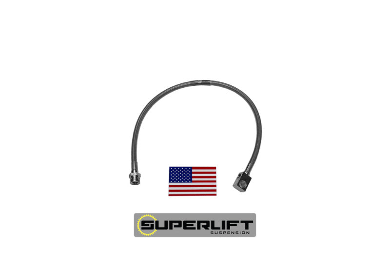 Superlift 77-86 Jeep CJ w/ 2-4in Lift Kit (Single) Bullet Proof Brake Hose Brake Line Kits Superlift