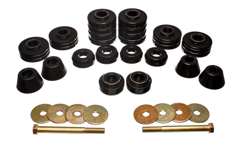 Energy Suspension Black Body Cab Mount Set for 73-80 GM C/K-10/20/30 C/K1500/2500/3500 Bushing Kits Energy Suspension