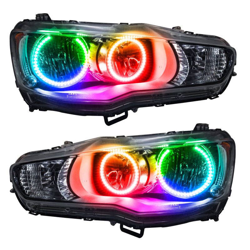 Oracle 08-16 Mitsubishi Lancer SMD HL - ColorSHIFT w/ Simple Controller Headlights ORACLE Lighting