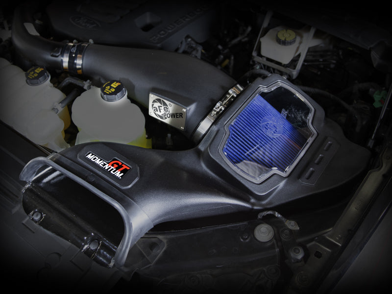 aFe Momentum GT Pro 5R Cold Air Intake System 2021-2022 Ford F-150 V6-3.5L (tt) PowerBoost Cold Air Intakes aFe
