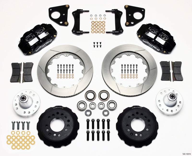 Wilwood Narrow Superlite 6R Front Hub Kit 14.00in 62-72 CDP B & E Body-Drum Big Brake Kits Wilwood