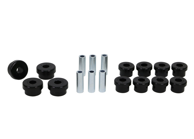 Whiteline Plus 88-00 Honda Civic / 88-9/95 CRX Rear Control Arm - Lower Inner & Outer Bushing Kit Bushing Kits Whiteline