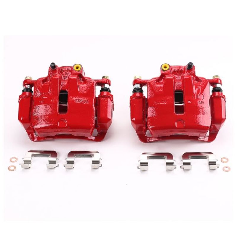 Power Stop 12-16 Buick LaCrosse Front Red Calipers w/Brackets - Pair Brake Calipers - Perf PowerStop