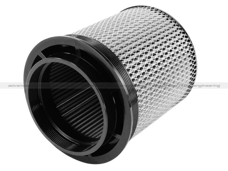 aFe MagnumFLOW Air Filter Pro DRY S 6in Flange x 8 1/8in Base/Top (INV) x 9in H Air Filters - Universal Fit aFe