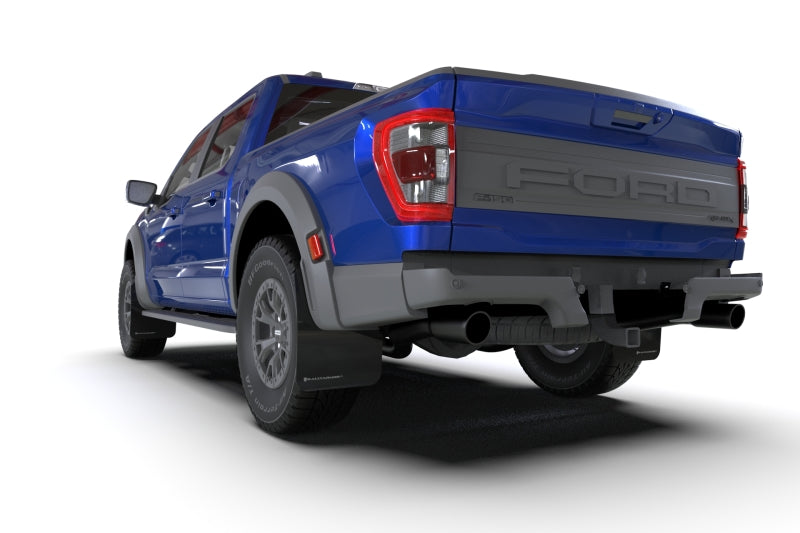 Rally Armor 21-25 Ford F-150 Raptor Gen 3 Black UR Mud Flap w/Red Logo Mud Flaps Rally Armor