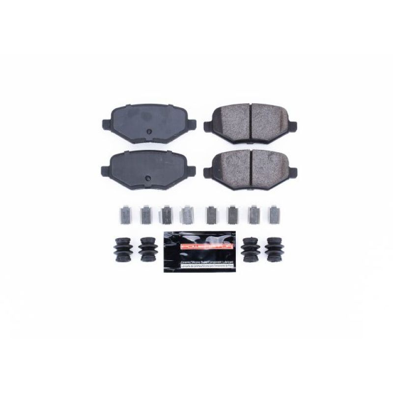 Power Stop 14-15 Ford Edge Rear Z23 Evolution Sport Brake Pads w/Hardware Brake Pads - Performance PowerStop