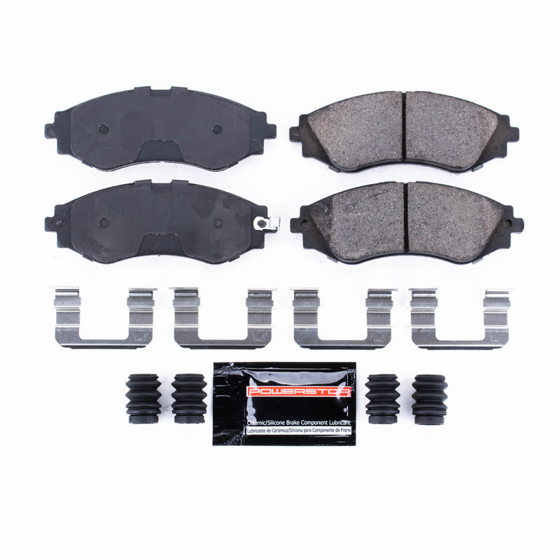 Power Stop 04-11 Chevrolet Aveo Front Z23 Evolution Sport Brake Pads w/Hardware Brake Pads - Performance PowerStop