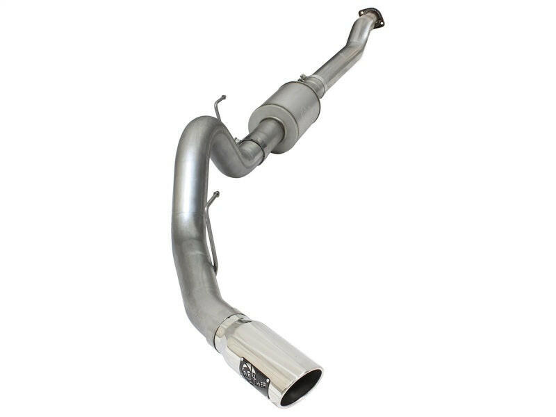 aFe Atlas Exhausts 4in Cat-Back Aluminized Steel Exhaust 2015 Ford F-150 V6 3.5L (tt) Polished Tip Catback aFe