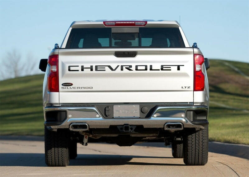 Putco 19-20 Chevy Silverado 1500 - Black Platinum Tailgate Letters CHEVROLET Chevrolet Letters Exterior Trim Putco