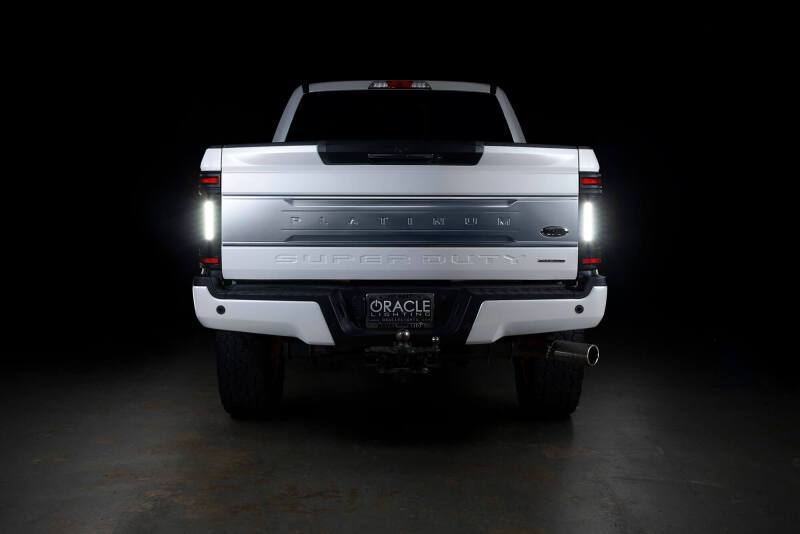 Oracle Lighting 17-22 Ford F-250/350 (Black Series) Flush Mount LED Tail Lights Tail Lights ORACLE Lighting