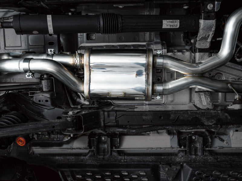 AWE Tuning 22-24 Ford Bronco Raptor 4WD Dual BashGuards Cat-Back SwitchPath Exhaust (No Tips) Catback AWE Tuning