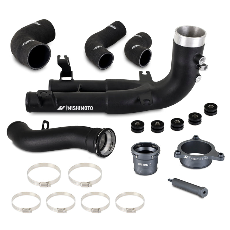 Mishimoto 2021+ BMW G8X M3/M4 Hot Side Intercooler Charge Pipe Kit Intercooler Pipe Kits Mishimoto