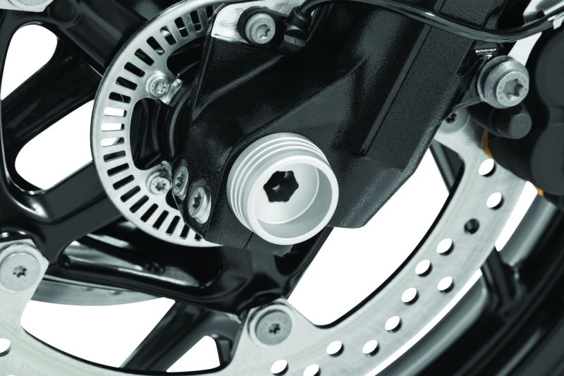 Kuryakyn Lodestar Front Axle Slider Silver Hardware - Singles Kuryakyn