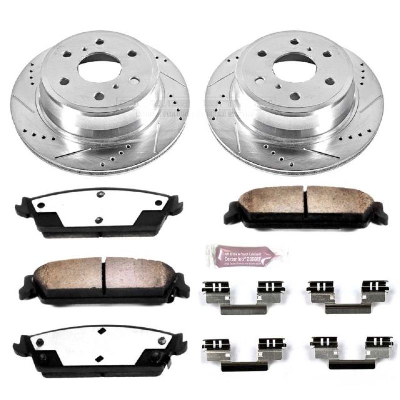 Power Stop 07-14 Cadillac Escalade Rear Z36 Truck & Tow Brake Kit Brake Kits - Performance D&S PowerStop