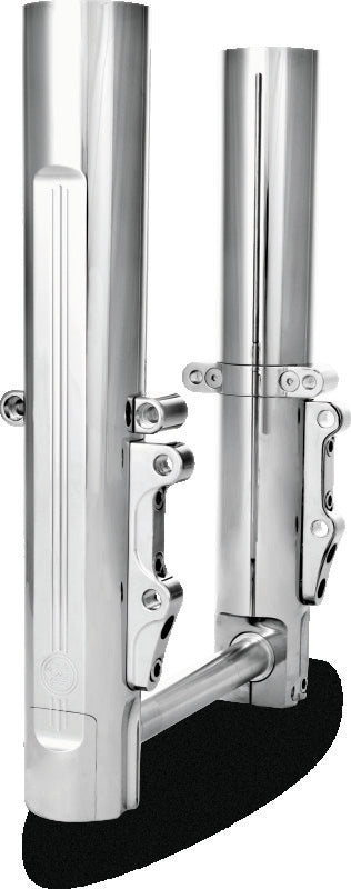 Performance Machine 08-13 FL Lower Leg Assembly - Chrome Fork Assemblies Performance Machine