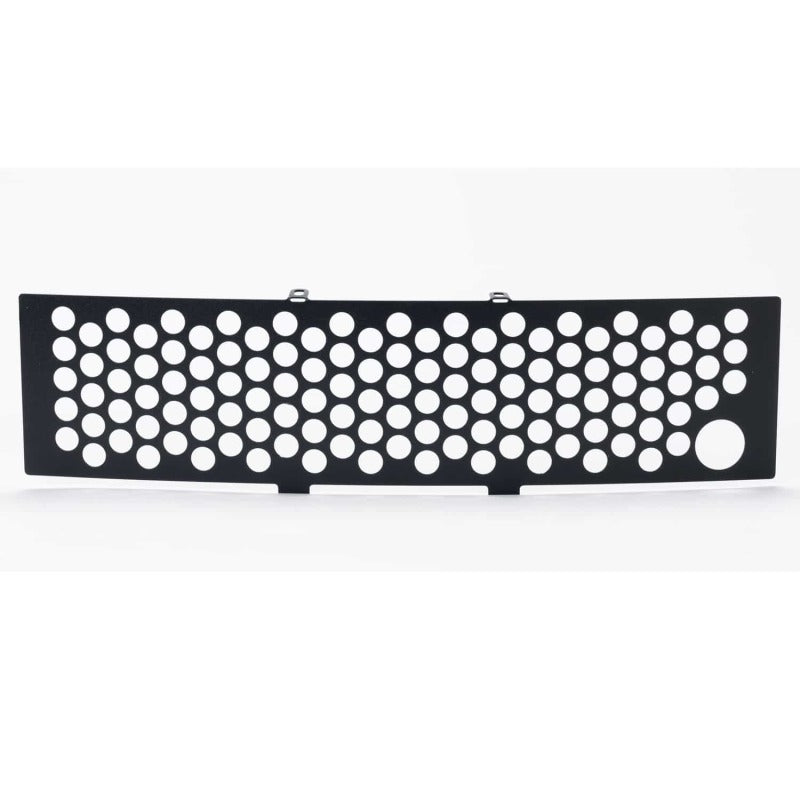 Putco 11-14 Ford F-150 - EcoBoost Bumper Grille Inserts - Black SS Punch w/ Heater Plug Opening Grilles Putco