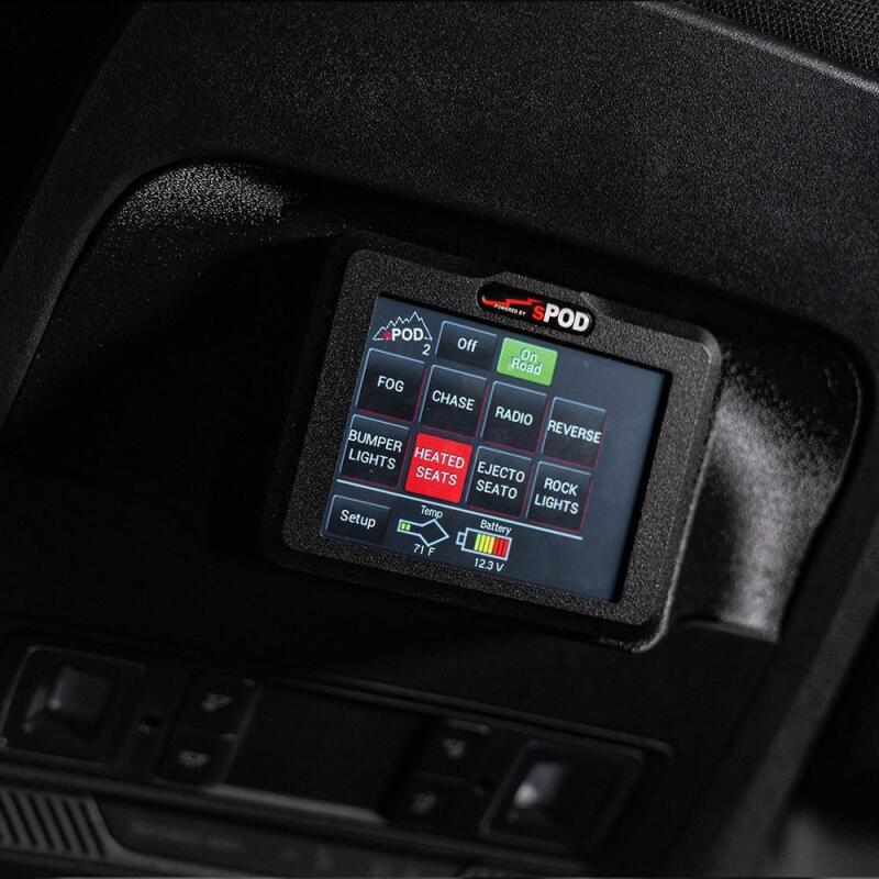 sPOD 2023+ Ford F250/F350 Super Duty BantamX Touchscreen Vehicle Power Management Kit Switch Panels SPOD