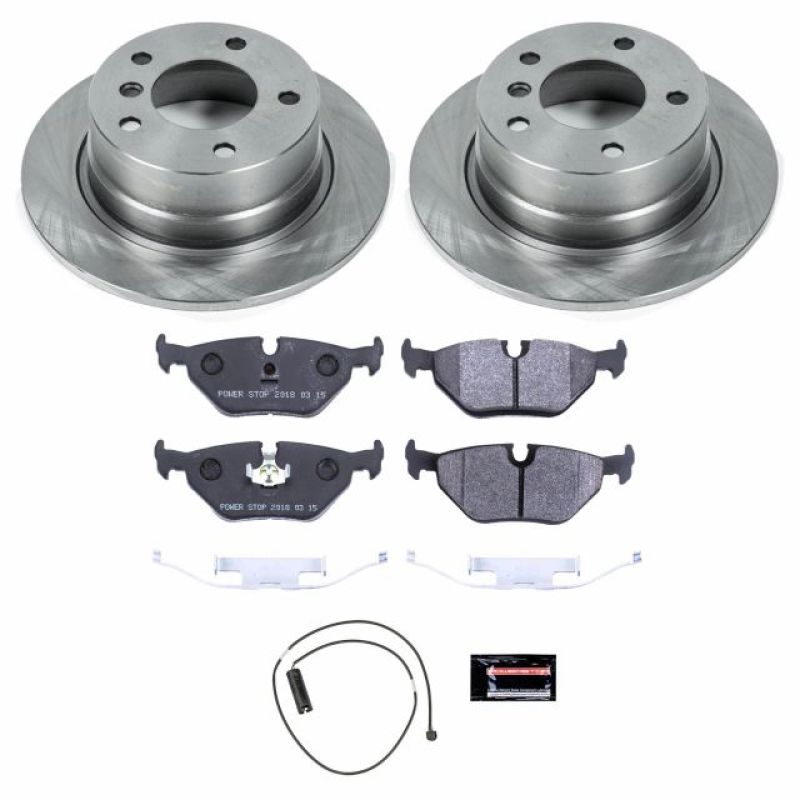 Power Stop 95-99 BMW 318ti Rear Track Day SPEC Brake Kit Brake Kits - Performance Blank PowerStop
