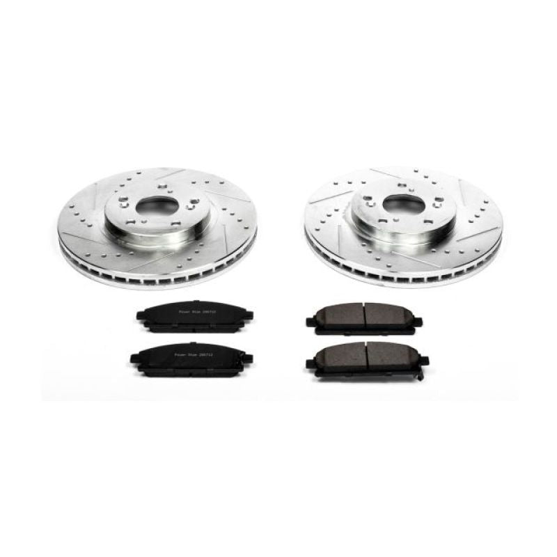 Power Stop 03-06 Acura MDX Front Z23 Evolution Sport Brake Kit Brake Kits - Performance D&S PowerStop