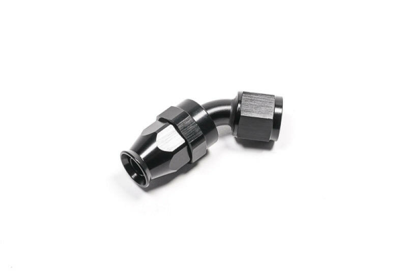 Radium Engineering -8AN 45 Degree PTFE Hose End - Black Fittings Radium Engineering