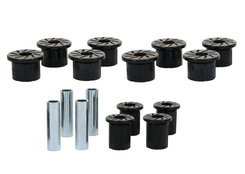 Whiteline 89-95 Toyota Pickup / 01-04 Toyota Tacoma Rear Leaf Spring Shackle Bushing Kit Bushing Kits Whiteline