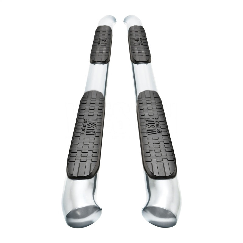 Westin 21-22 Ford Bronco (4-Door) PRO TRAXX 4 Oval Nerf Step Bars - Polished Nerf Bars Westin