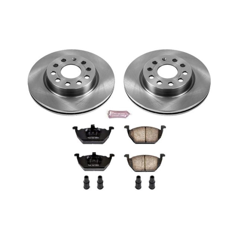 Power Stop 11-15 Volkswagen Jetta Front Autospecialty Brake Kit Brake Kits - OE PowerStop