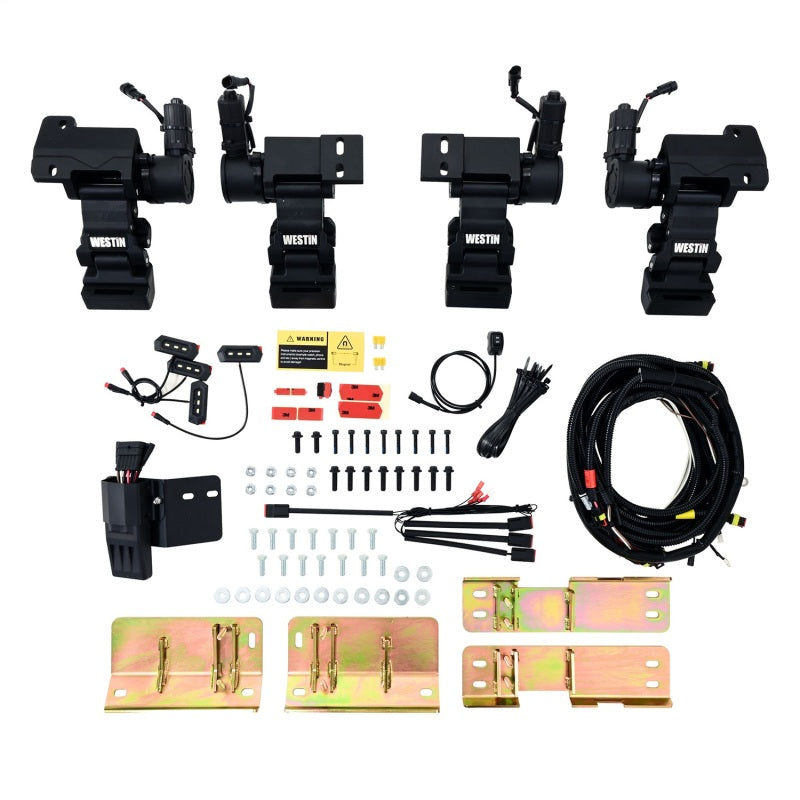 Westin 2024 Toyota Tacoma Double Cab Pro-E Electric Running Boards - Textured Black Running Boards Westin