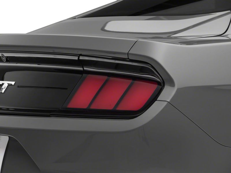 Raxiom 15-23 Ford Mustang Profile LED Tail Lights Gloss Blk Housing- Red Lens Tail Lights Raxiom