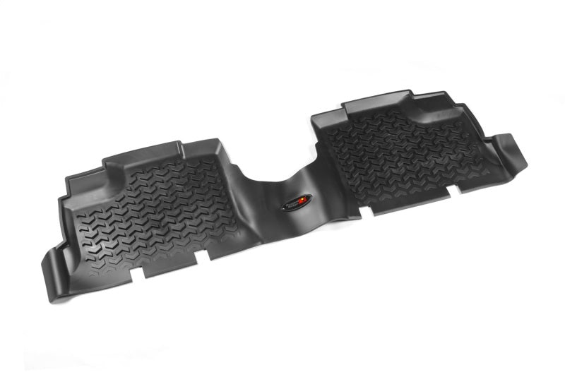 Rugged Ridge Floor Liner Front/Rear/Cargo Black 2011-2018 Jeep Wrangler Unlimited JK 4 Dr Floor Mats - Rubber Rugged Ridge