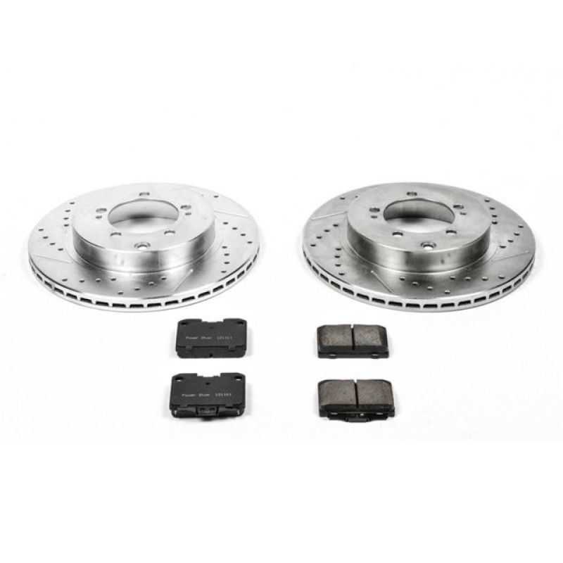 Power Stop 95-96 Dodge Stealth Rear Z23 Evolution Sport Brake Kit Brake Kits - Performance D&S PowerStop