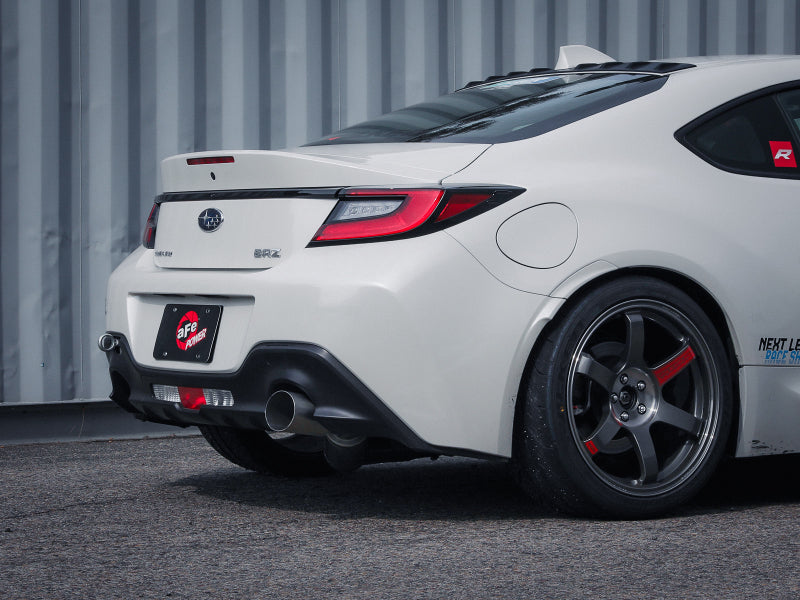 aFe 13-22 Toyota GR86/FR-S/BRZ H4-2.0L/2.4L Takeda 3in 304 SS Cat-Back Exhaust System w/ Brushed Tip Catback aFe